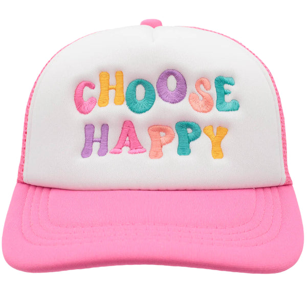 Choose Happy Youth Trucker Cap