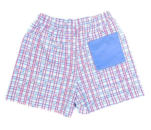 Patriotic Knit Conrad Shorts