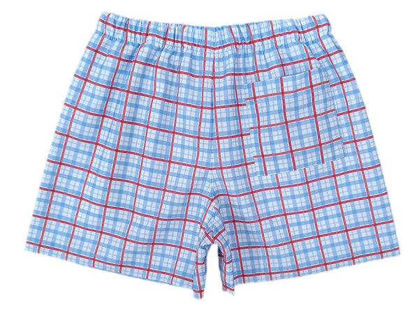 Patriotic Plaid Conrad Shorts