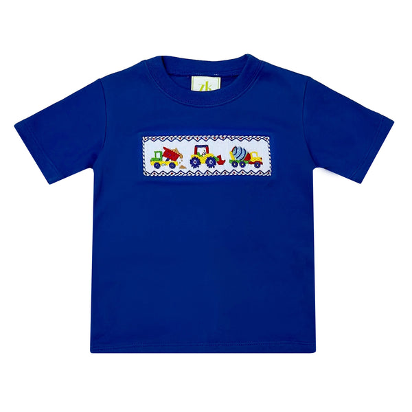 Construction Harry's Knit Play Tee- Royal Blue