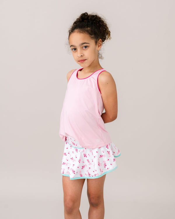 Riley Tank- Cotton Candy Pink, Power Pink