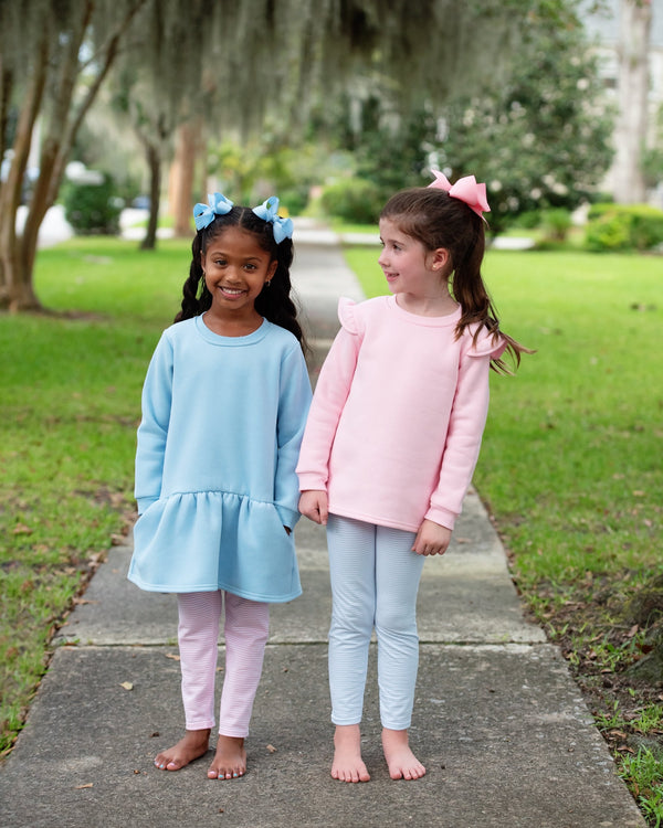 Tunic Sweatshirt- Light Blue