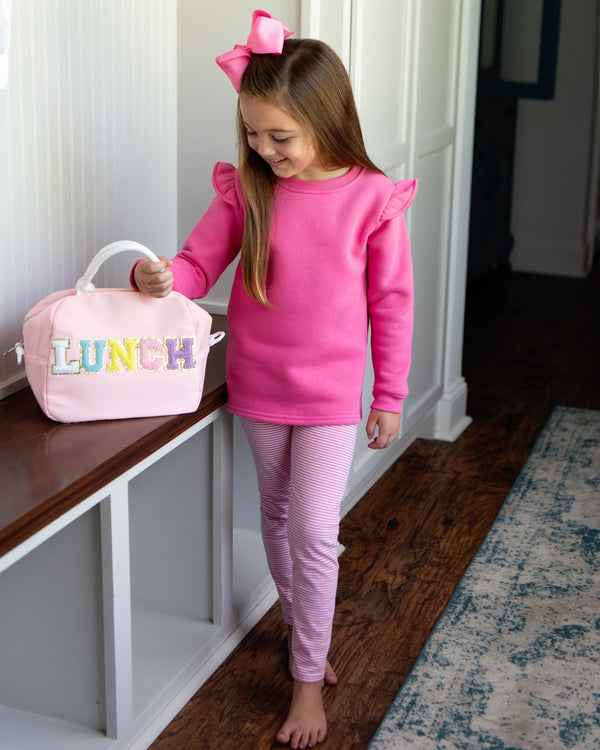 Leggings- Hot Pink Stripe