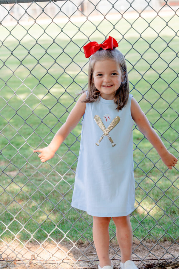 Baseball Applique Tank Dress