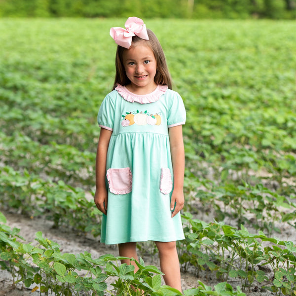 Pastel Pumpkin Pocket Dress – Smock Candy