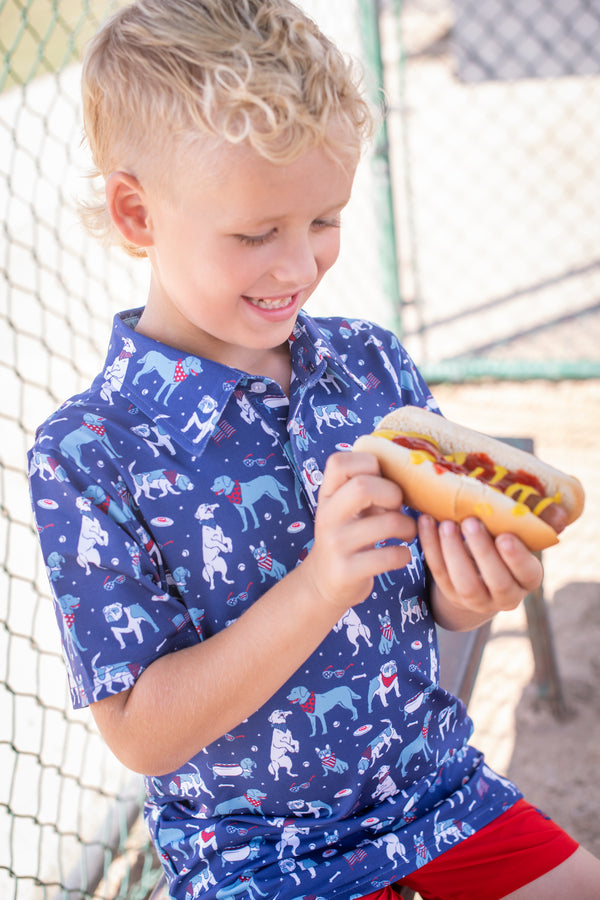 Yankee Doodle Dogs Polo Shirt