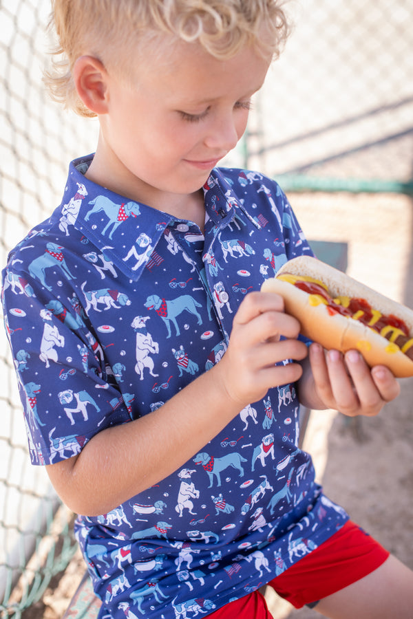 Yankee Doodle Dogs Polo Shirt