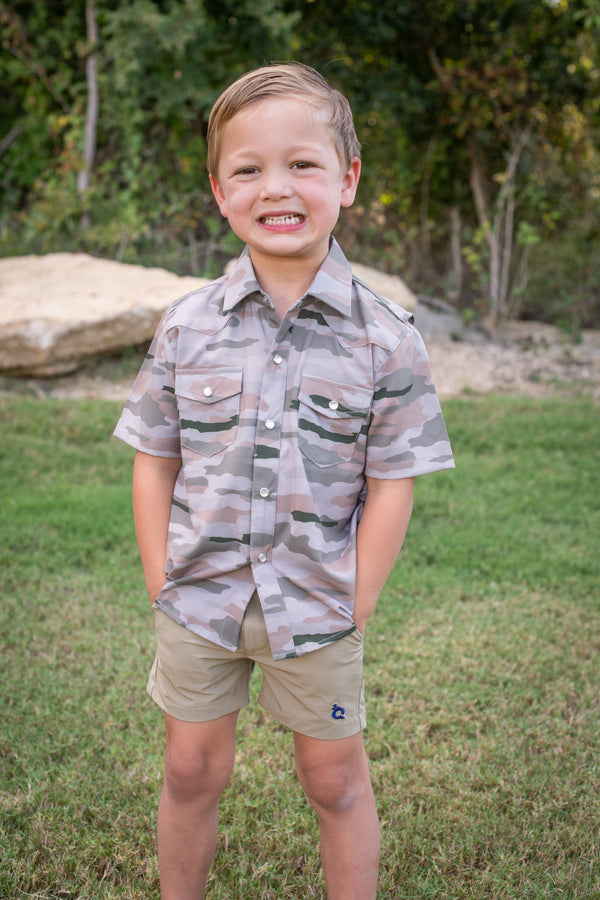 Classic Camo Pearl Snap Shirt