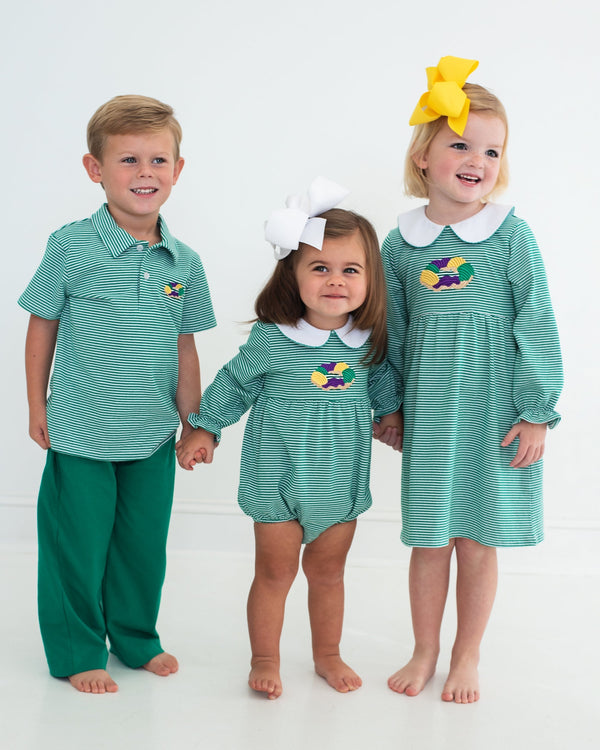 King Cake Embroidery Polo