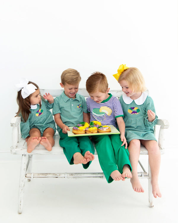 King Cake Embroidery Polo