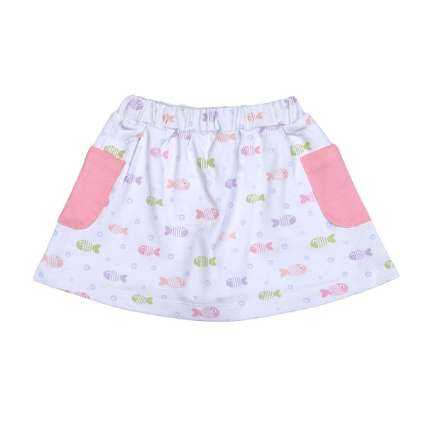 Pink Bubble Buddies Pima Skort