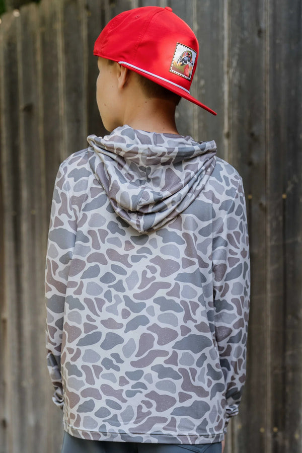 Youth Performance Hoodie- Classic Deer Camo