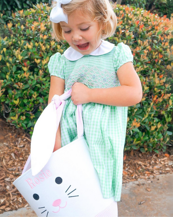 Easter Bunny Basket - Pink