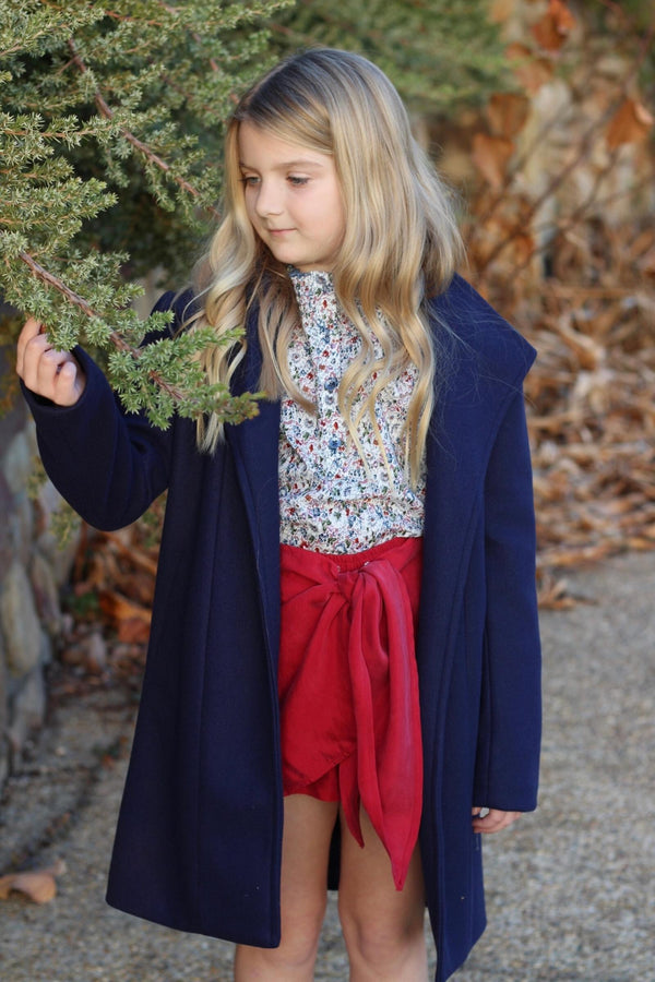 Feeney Coat- Navy