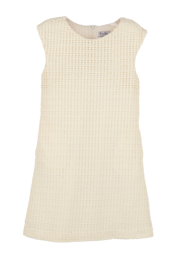 Nataly Knit Shift Dress- Ivory