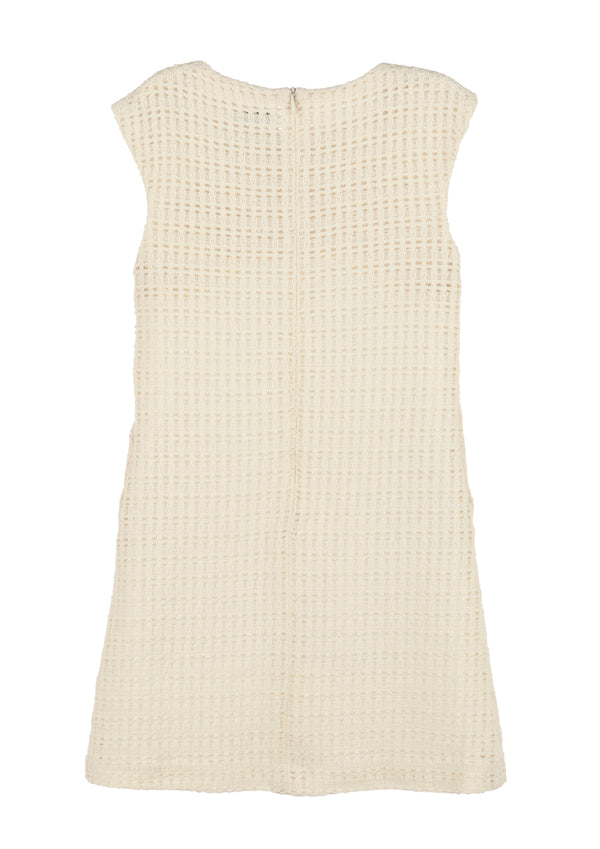 Nataly Knit Shift Dress- Ivory