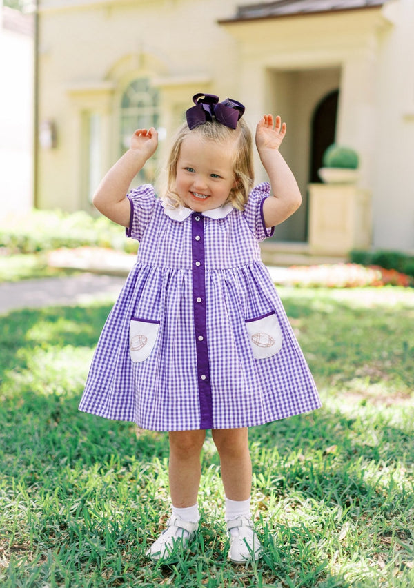 Game Day Dress- Purple