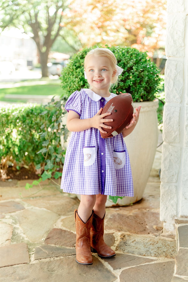 Game Day Dress- Purple