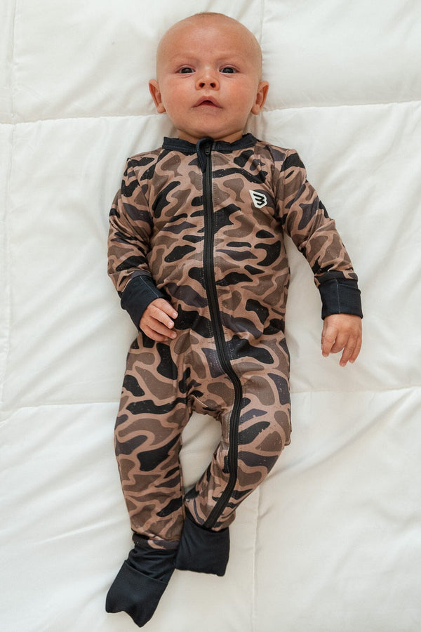 Baby Zip Up- Gauge Camo