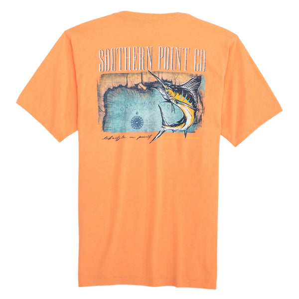 Youth Gulf Of Mexico Tee- Faded Salmon