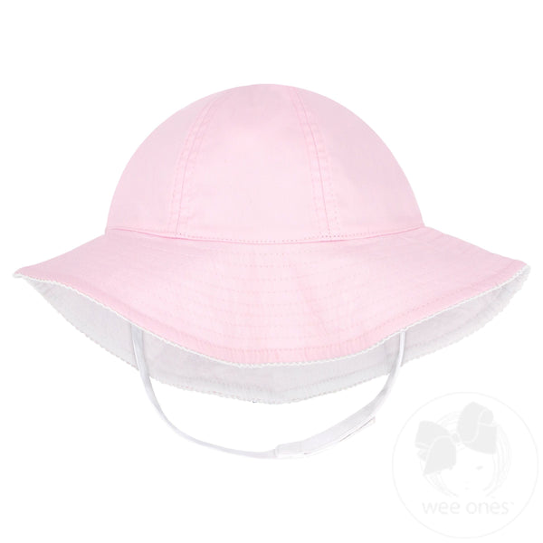 Reversible Moonstitch Brim Hat- Pink