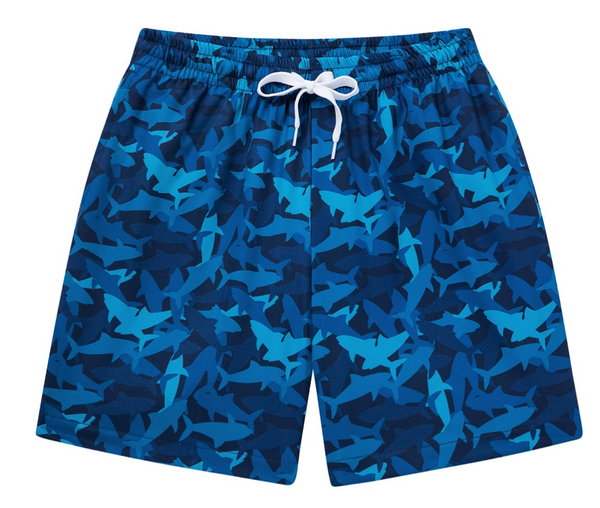 Swim Shorts- Shark Print