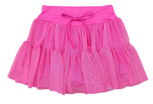 Hot Pink Tiered Skort