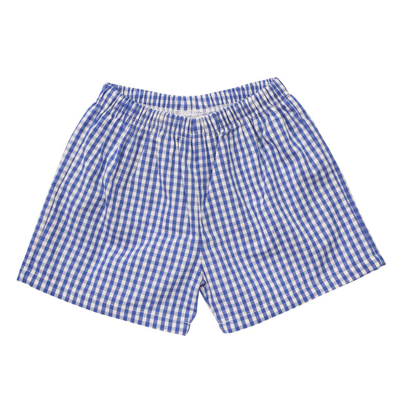 Gingham Shorts- Royal