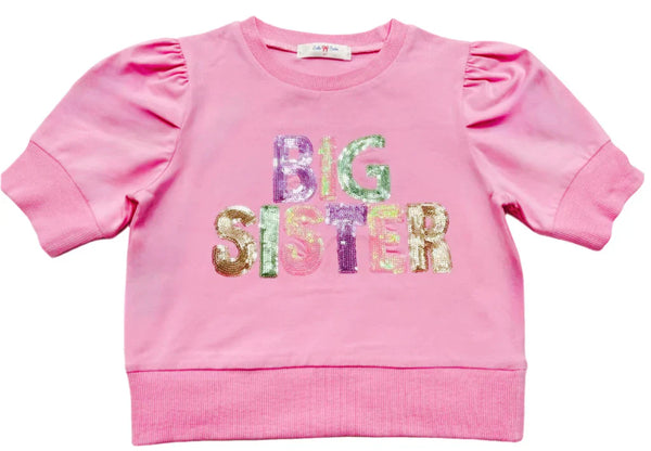 Sequin Big Sister Shirt