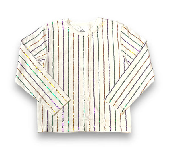 Mardi Gras Striped Shirt