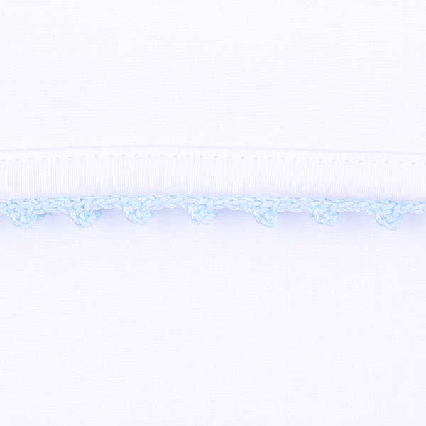 Baby Joy Embroidered Converter- Light Blue