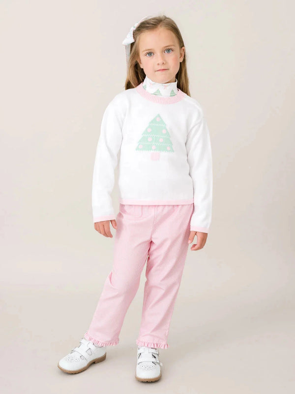 Perfect Match Pants- Bellevue Pink Bitty Dot