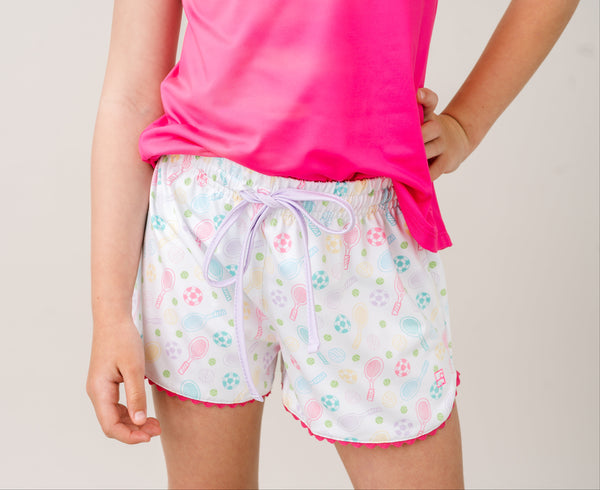 Emily Short- Game Set Match, Petal Purple, Power Pink