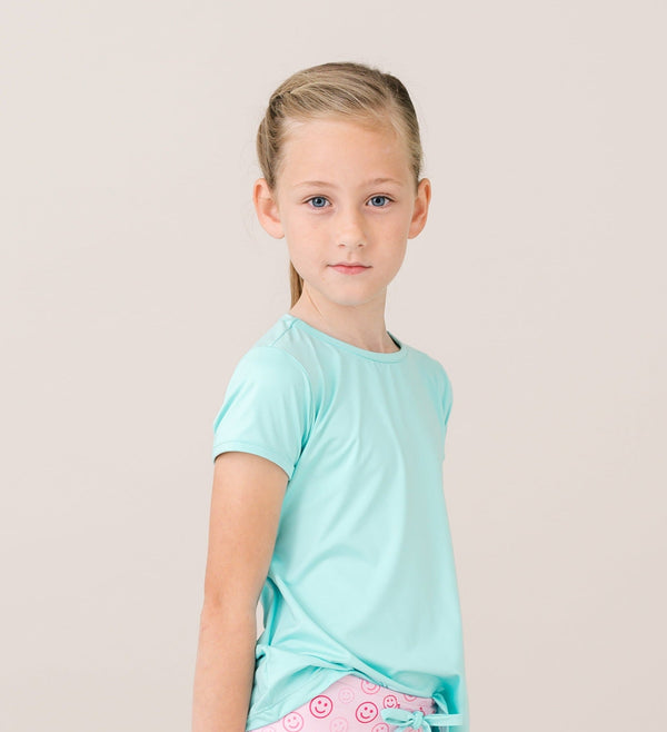 Bridget Basic T- Totally Turquoise