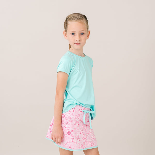 Bridget Basic T- Totally Turquoise