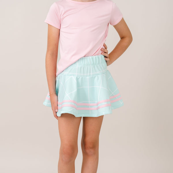 Callie Skort- Mint For Fun, Cotton Candy Pink