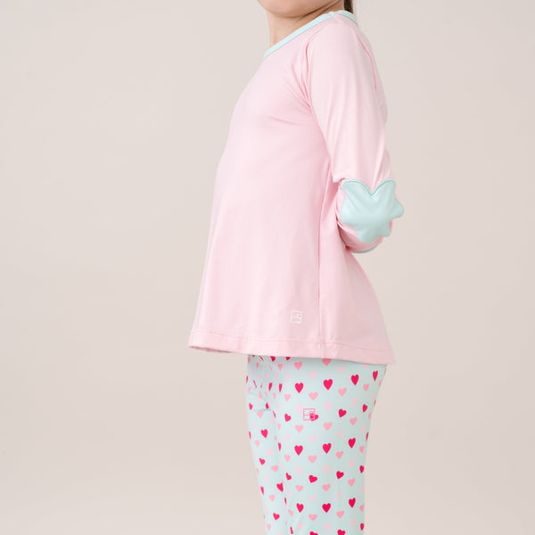 Kylie T Long Sleeve- Cotton Candy Pink, Cool Mint, Mint For Fun