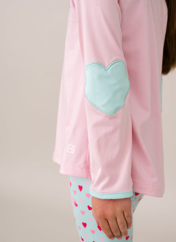 Kylie T Long Sleeve- Cotton Candy Pink, Cool Mint, Mint For Fun