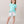 Elise Short- Cotton Candy Pink, Sunshine Yellow Ministripe, Totally Turquoise