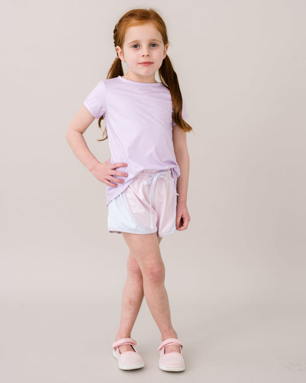 Bridget Basic Tee- Petal Purple