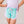 Elise Short- Totally Turquoise, Petal Purple, Cotton Candy Pink