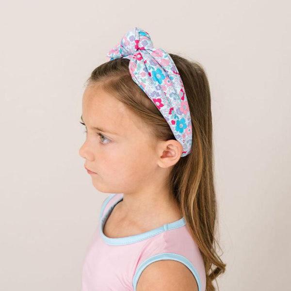 Kate Knot Headband- Bloomberry Floral