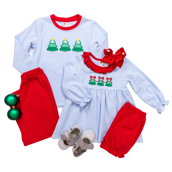 Christmas Tree Trio Pants Set