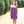 Team Spirit Scallop Dress- Purple/Yellow