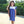 Team Spirit Scallop Dress- Royal Blue