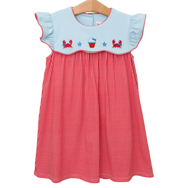 All American Summer Scallop Dress