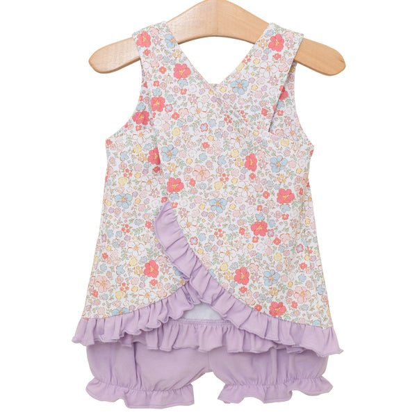 Summer Floral Swing Back Bloomer Set