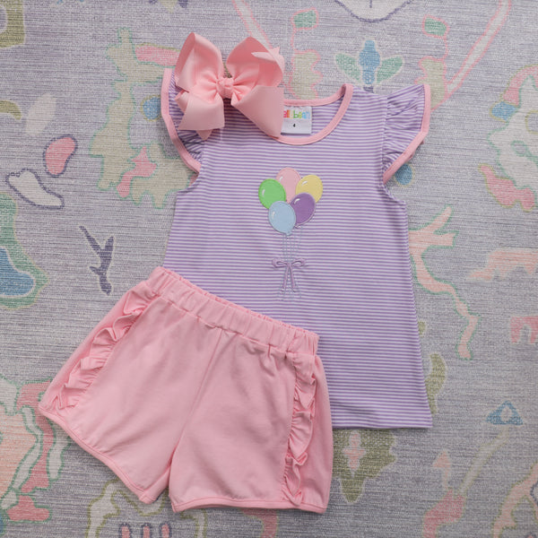 Let's Party Flutter Short Set