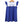 Team Spirit Scallop Dress- Royal Blue