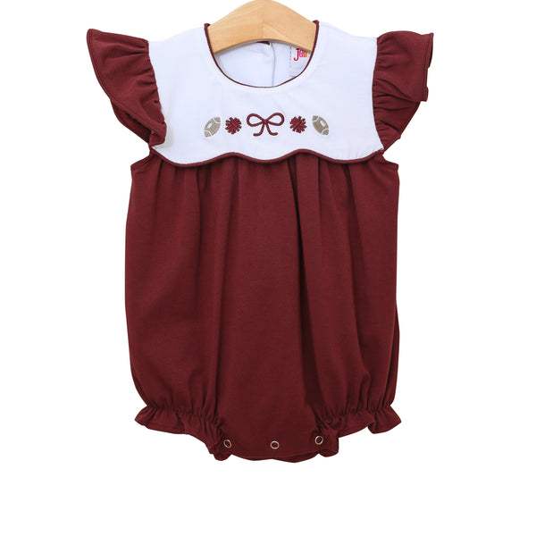 Team Spirit Scallop Bubble- Maroon